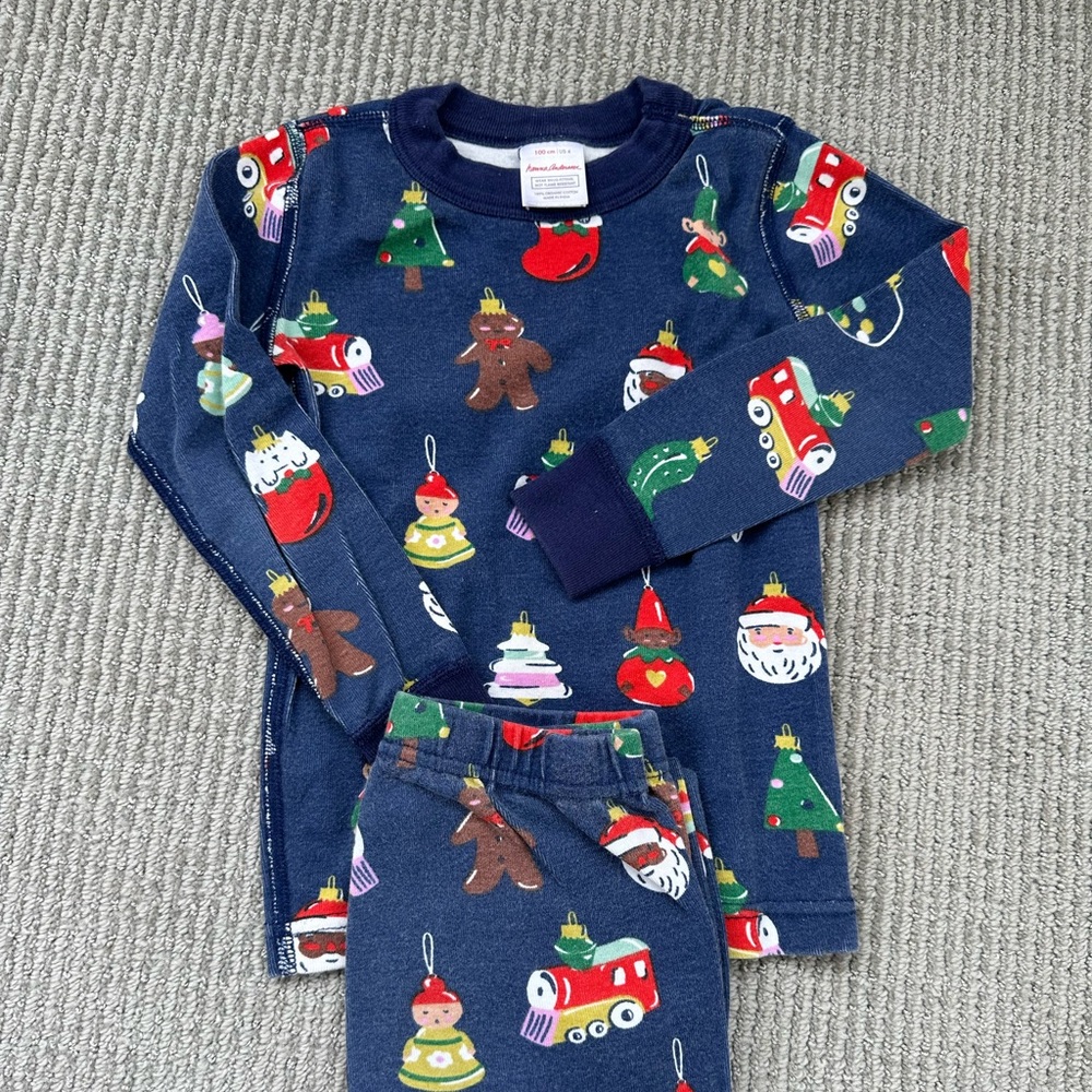 Hanna Andersson Long Pajama - Xmas Ornamets
